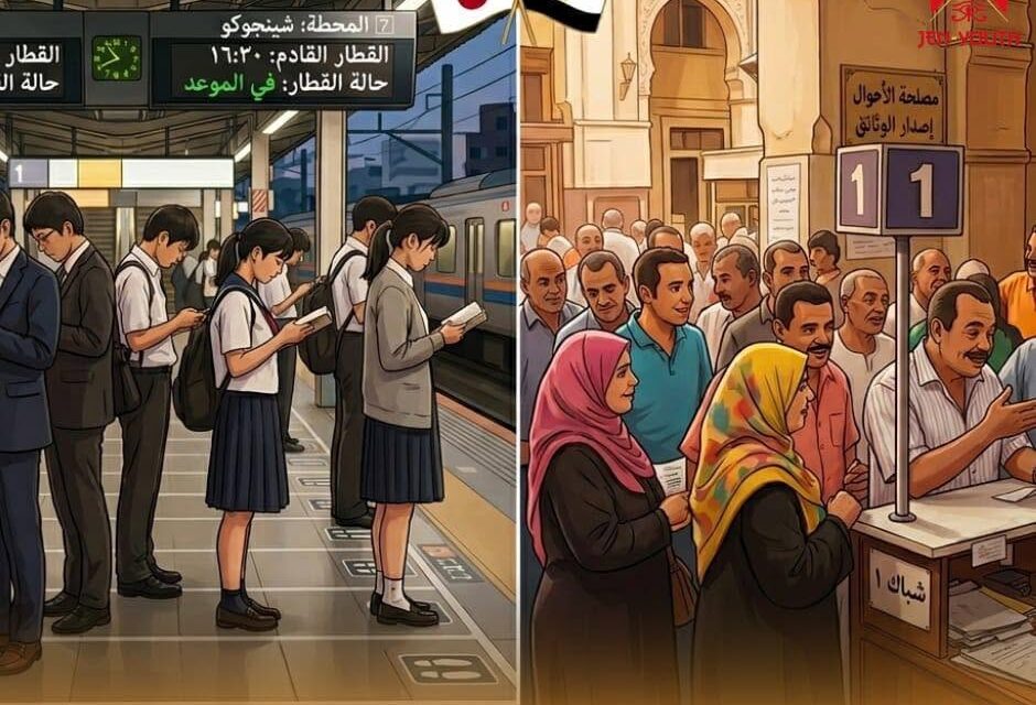 قراءة في سلوك الانتظار بين اليابان ومصر